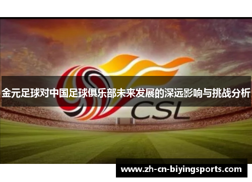 金元足球对中国足球俱乐部未来发展的深远影响与挑战分析 金元足球对中国足球俱乐部未来发展的深远影响与挑战分析