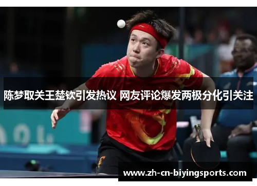 陈梦取关王楚钦引发热议 网友评论爆发两极分化引关注